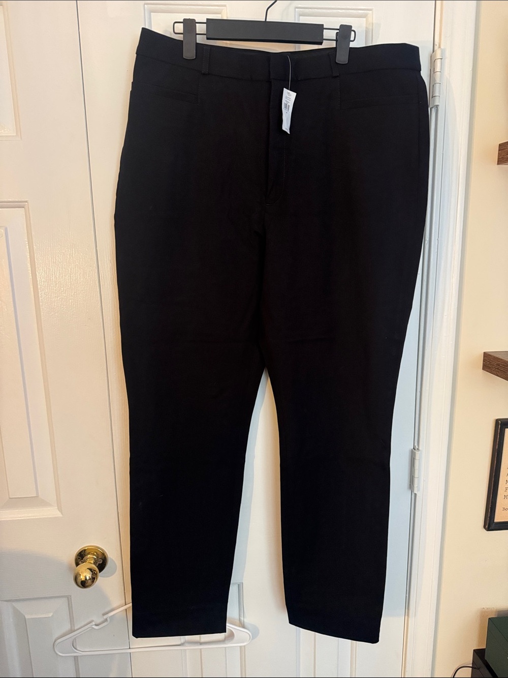 Banana Republic Black Straight Leg Trousers